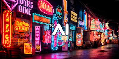 AI app process Business Name Generator hero image.