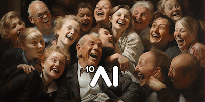 AI app process Joke Generator hero image.