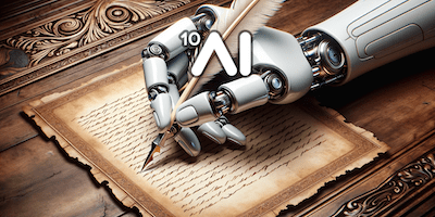 AI app process Product Description Generator hero image.